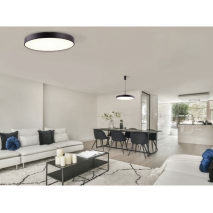 Azzardo AZ5082 - LED stropna svjetiljka s prigušivanjem MARCELLO LED/60W/230V crna