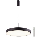 Azzardo AZ5088 - LED prigušivač lustera na užetu MARCELLO LED/30W/230V crna + daljinski upravljač