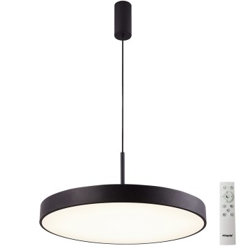 Azzardo AZ5088 - LED prigušivač lustera na užetu MARCELLO LED/30W/230V crna + daljinski upravljač