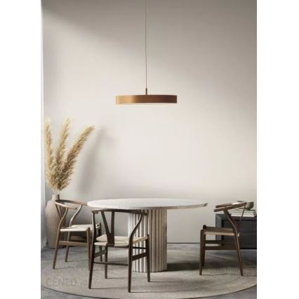 Azzardo AZ5089 - LED prigušivač lustera na užetu MARCELLO LED/30W/230V zlatna + daljinski upravljač
