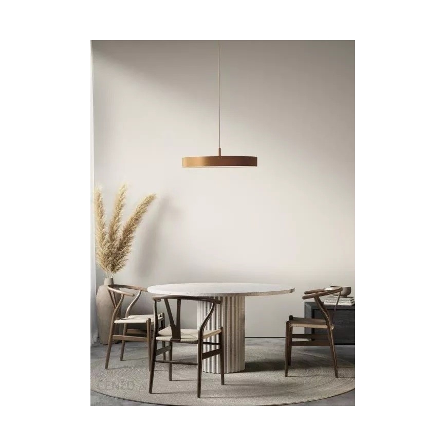 Azzardo AZ5089 - LED prigušivač lustera na užetu MARCELLO LED/30W/230V zlatna + daljinski upravljač