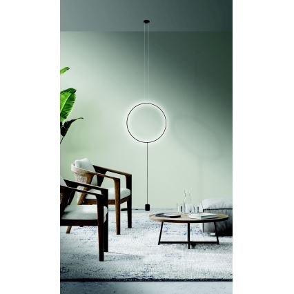 Azzardo AZ5264 - LED Prigušivi luster na sajli CODUTTI LED/28W/230V crna