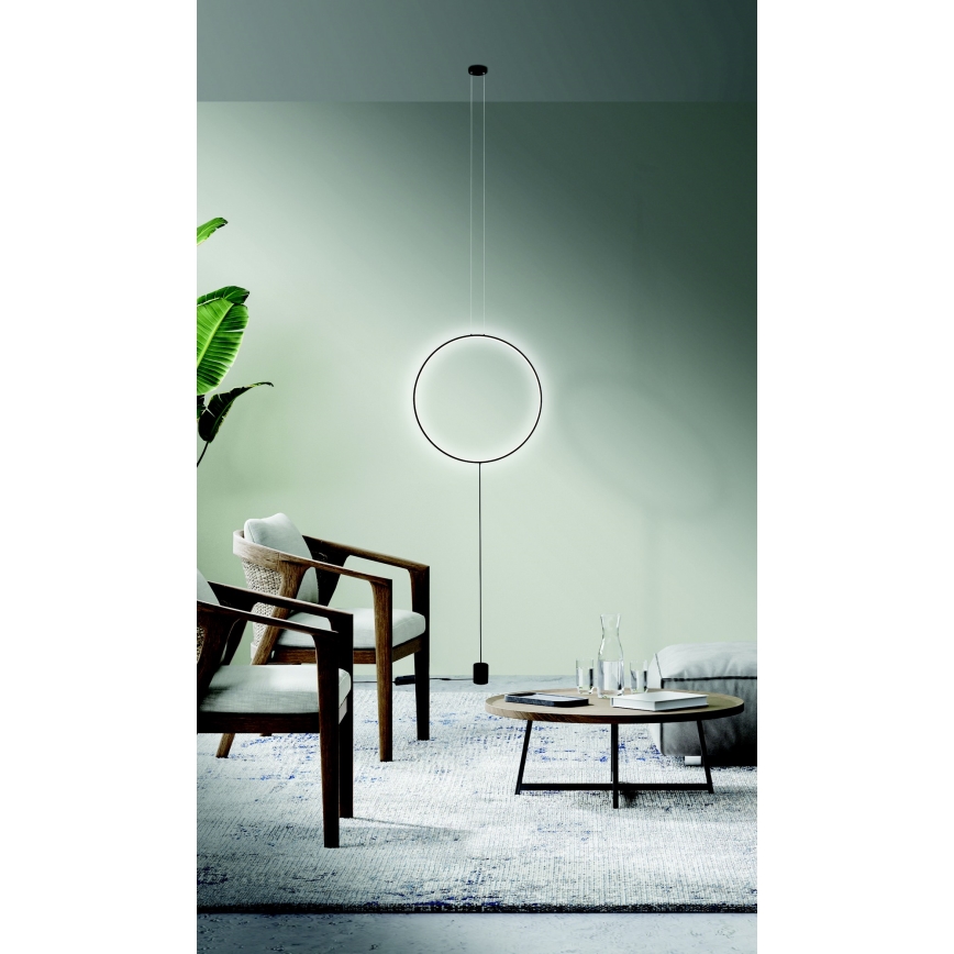 Azzardo AZ5264 - LED Prigušivi luster na sajli CODUTTI LED/28W/230V crna