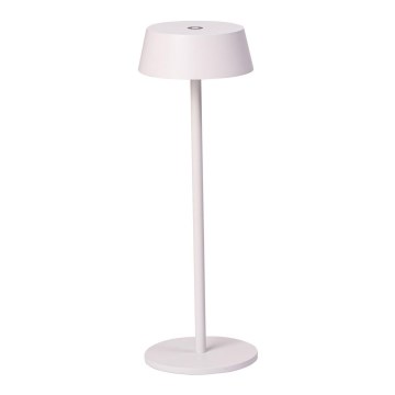 Azzardo AZ5334 - LED vanjska punjiva lampa s prigušivanjem GILBERTO LED/2W/5V IP54 bijela