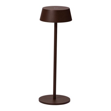 Azzardo AZ5336 - LED vanjska punjiva lampa s prigušivanjem GILBERTO LED/2W/5V IP54 smeđa