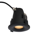 Azzardo AZ5390 - Ugradbena svjetiljka za kupaonicu ROMOLO 1xGU10/50W/230V IP65 crna