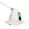 Azzardo AZ5391 - Ugradbena svjetiljka za kupaonicu ROMOLO 1xGU10/50W/230V IP65 bijela