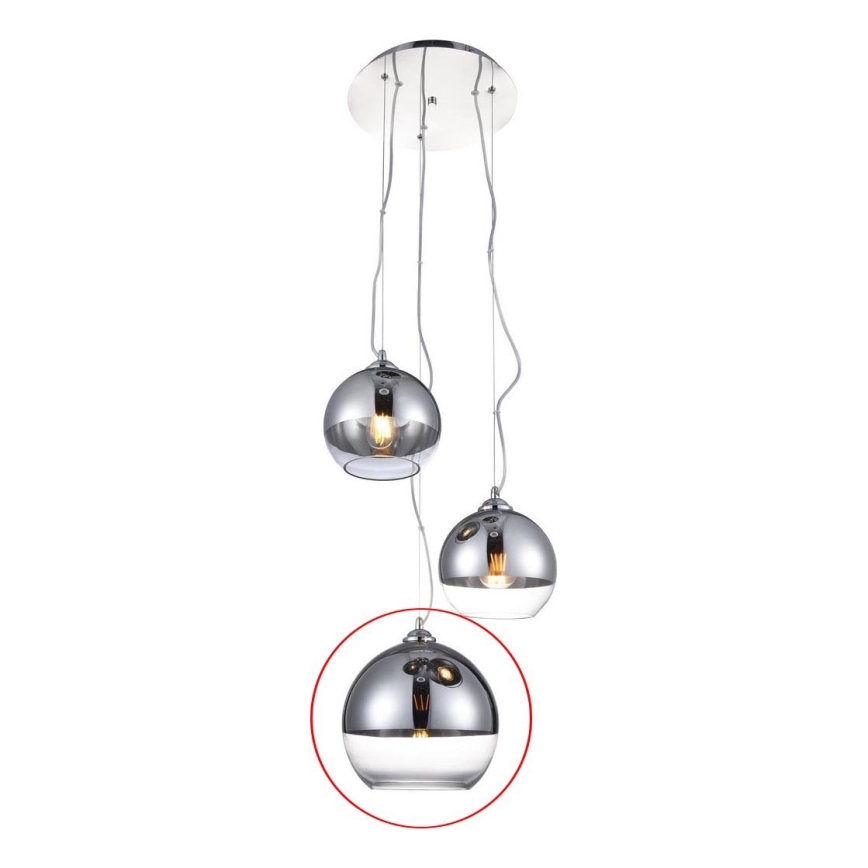 Azzardo - Zamjensko staklo za luster BALL - veliko pr. 24 cm