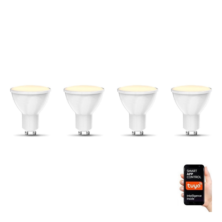 B.K. Licht 1261 - SET 4x LED Prigušiva žarulja GU10/5,5W/230V Wi-Fi Tuya 2700K