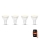 B.K. Licht 1261 - SET 4x LED Prigušiva žarulja GU10/5,5W/230V Wi-Fi Tuya 2700K
