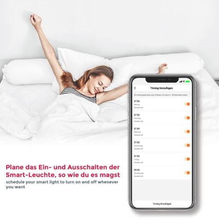 B.K. Licht 1261 - SET 4x LED Prigušiva žarulja GU10/5,5W/230V Wi-Fi Tuya 2700K