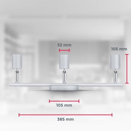 B.K.Licht 1409 - LED Reflektorska svjetiljka 3xGU10/5W/230V