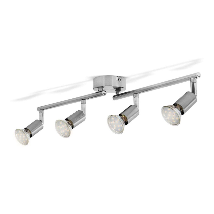 B.K.Licht BKL1024 - LED Reflektorska svjetiljka ESENTIALS 4xGU10/3W/230V 3000K