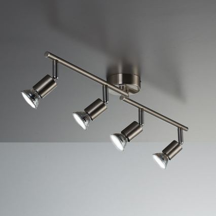 B.K.Licht BKL1024 - LED Reflektorska svjetiljka ESENTIALS 4xGU10/3W/230V 3000K