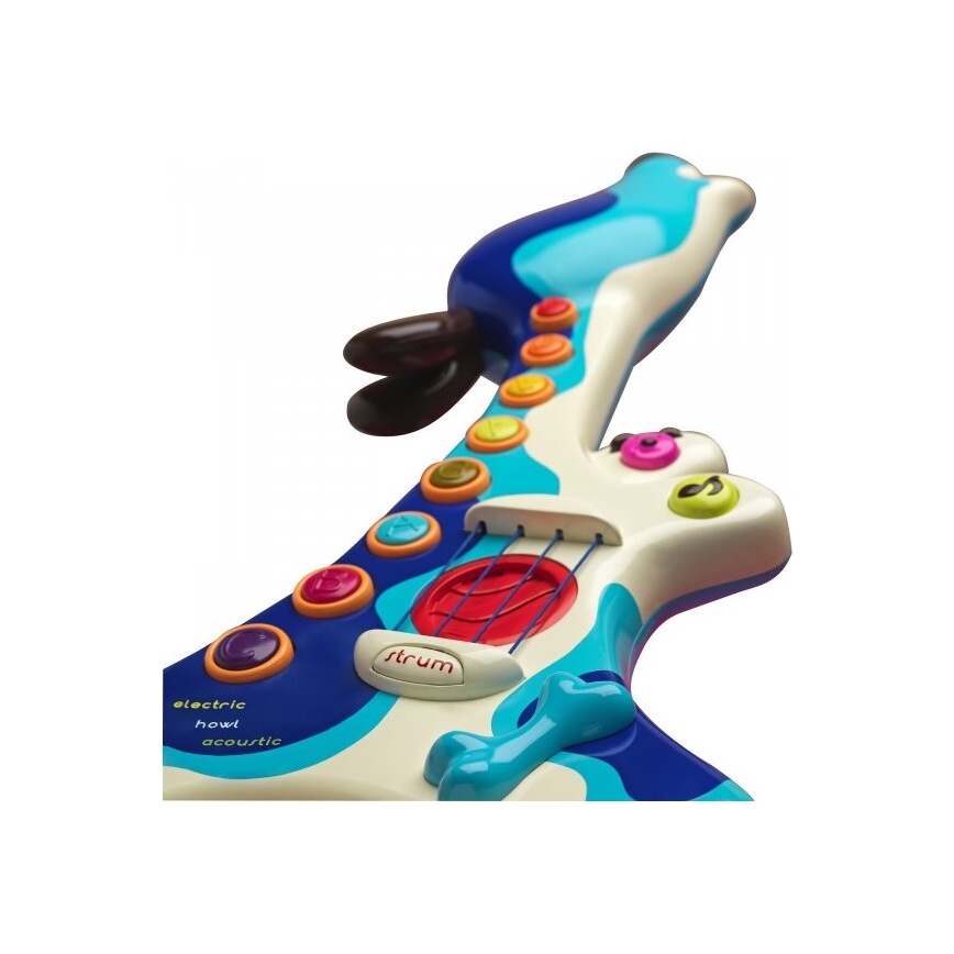 B-Toys - Dječja električna gitara Psić Woofer 3xAA