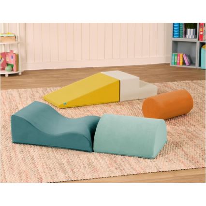 B-Toys - Dječje pjenaste kocke MAXI WONDERSHAPES 5 kom