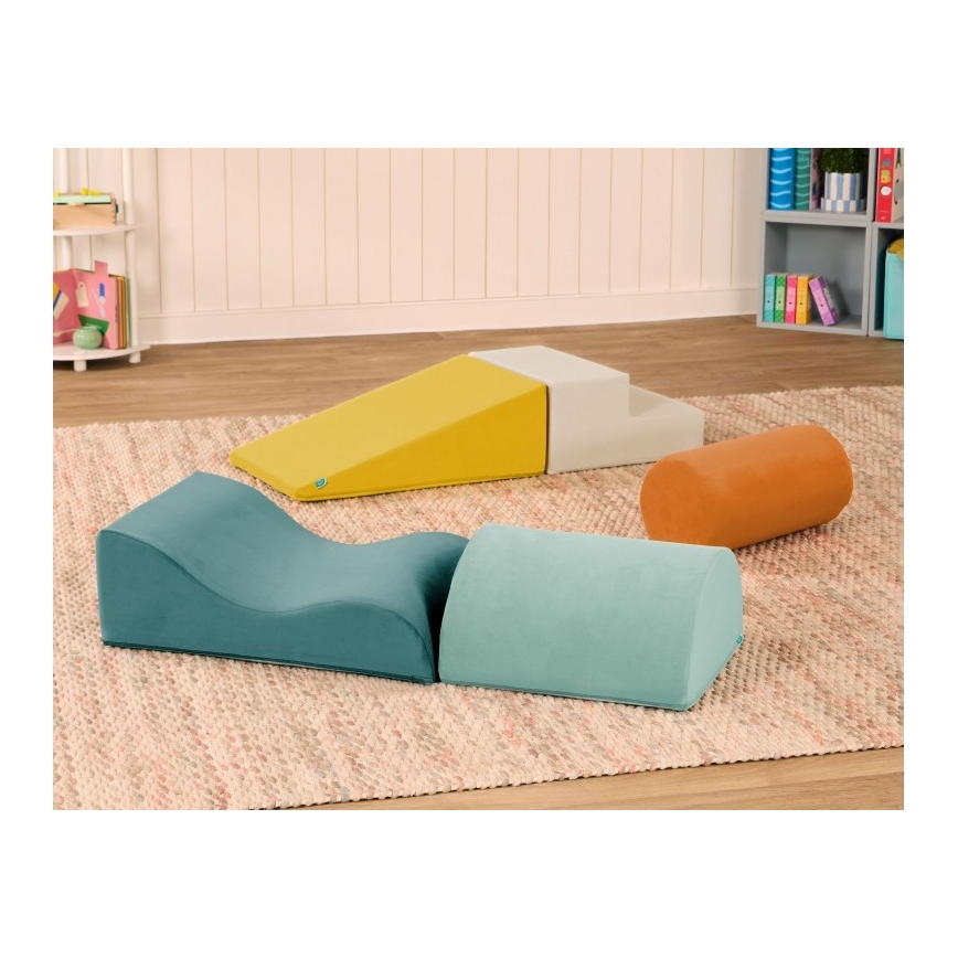 B-Toys - Dječje pjenaste kocke MAXI WONDERSHAPES 5 kom