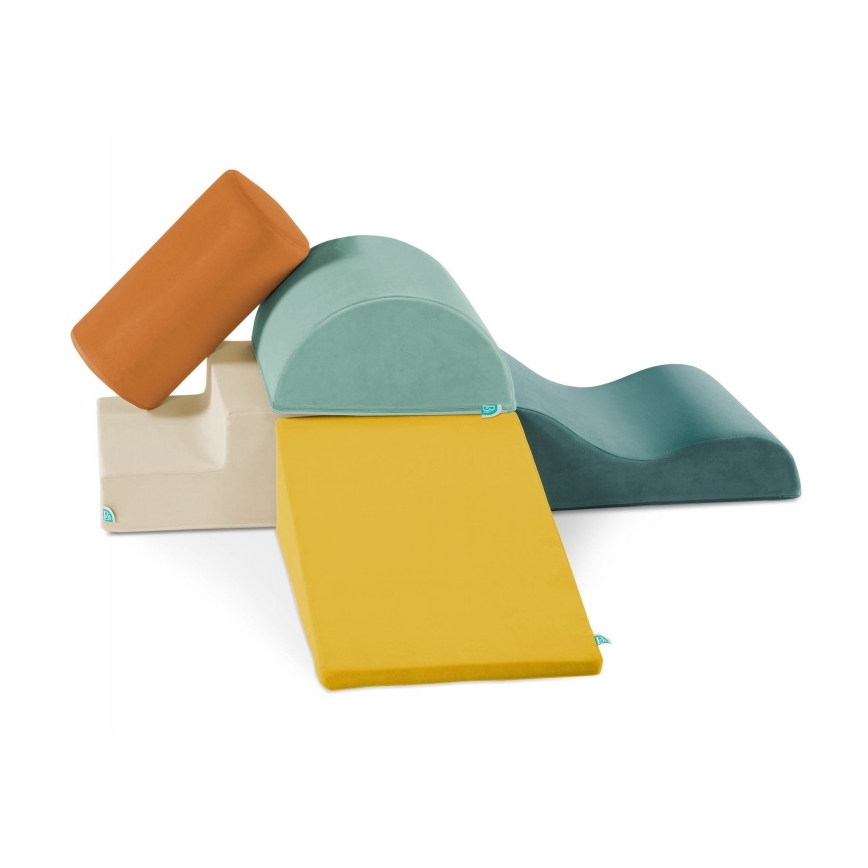 B-Toys - Dječje pjenaste kocke MAXI WONDERSHAPES 5 kom