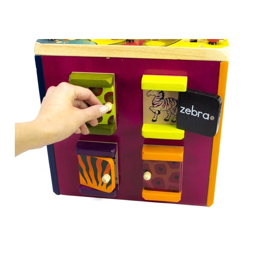B-Toys - Interaktivna kocka Zoo kaučukovac