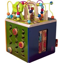 B-Toys - Interaktivna kocka Zoo kaučukovac