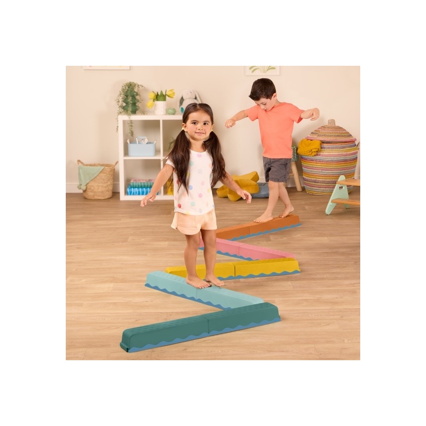 B-Toys - Staza s preprekama BALANCE & HOP 10 kom