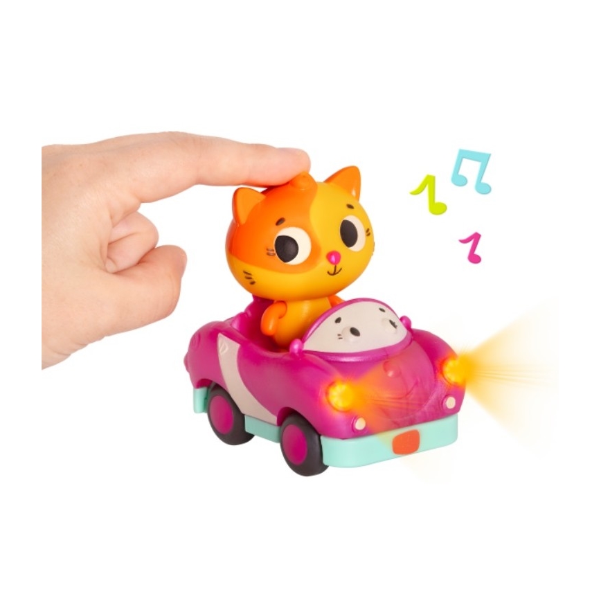 B-Toys - Svijetleći autići s melodijom 3xAG13