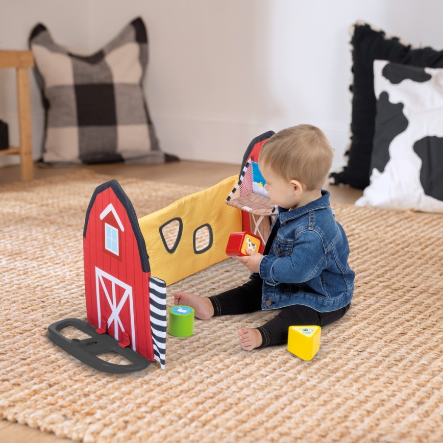 Baby Einstein - Dječja deka za igru BUSY BARNYARD 4xAA
