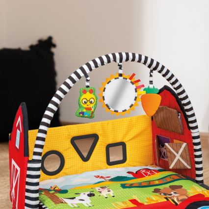 Baby Einstein - Dječja deka za igru BUSY BARNYARD 4xAA