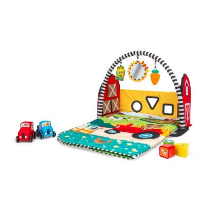 Baby Einstein - Dječja deka za igru BUSY BARNYARD 4xAA