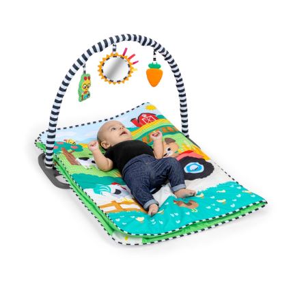 Baby Einstein - Dječja deka za igru BUSY BARNYARD 4xAA