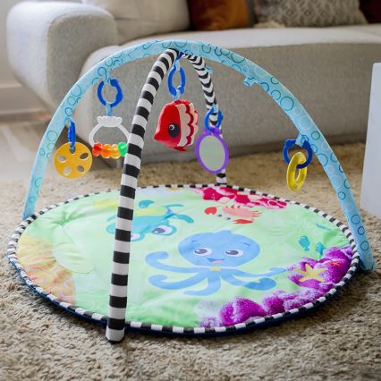 Baby Einstein - Dječja igračka deka s vodnom podlogom 2u1 SEA FLOOR EXPLORERS