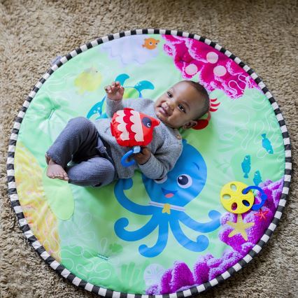 Baby Einstein - Dječja igračka deka s vodnom podlogom 2u1 SEA FLOOR EXPLORERS