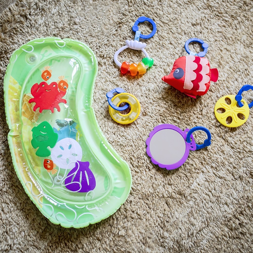 Baby Einstein - Dječja igračka deka s vodnom podlogom 2u1 SEA FLOOR EXPLORERS