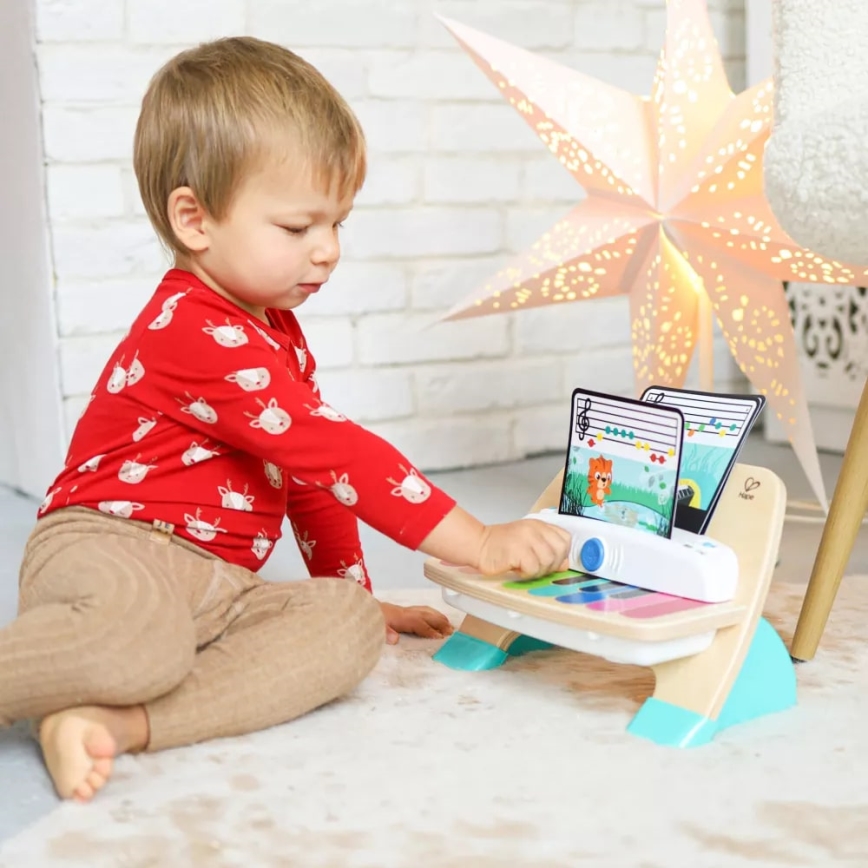 Baby Einstein - Drvena glazbena igračka MAGIC TOUCH 3xAA klavir