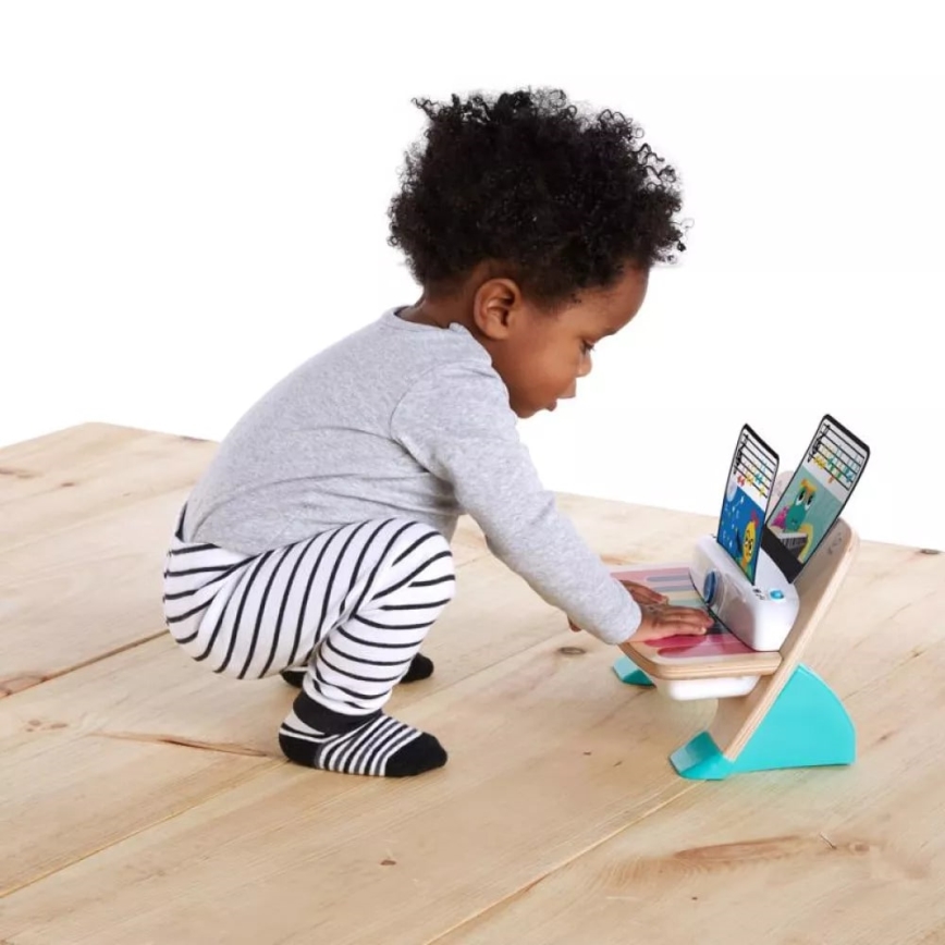 Baby Einstein - Drvena glazbena igračka MAGIC TOUCH 3xAA klavir