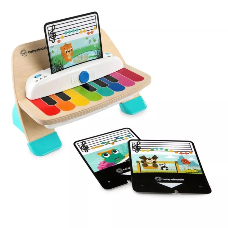 Baby Einstein - Drvena glazbena igračka MAGIC TOUCH 3xAA klavir