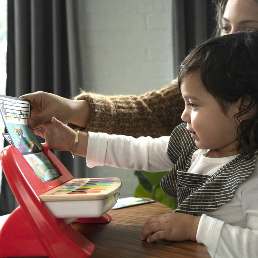 Baby Einstein - Drvena glazbena igračka MAGIC TOUCH klavir 3xAA