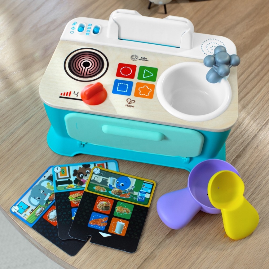 Baby Einstein - Glazbena igračka MAGIC TOUCH kuhinjica 3xAA
