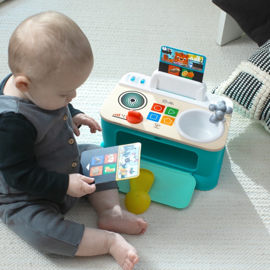 Baby Einstein - Glazbena igračka MAGIC TOUCH kuhinjica 3xAA