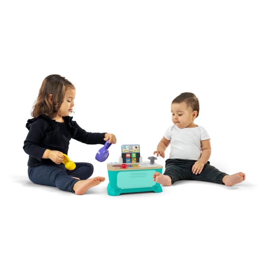 Baby Einstein - Glazbena igračka MAGIC TOUCH kuhinjica 3xAA