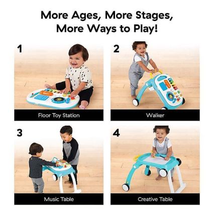 Baby Einstein - Hodalica s aktivnostima 4u1 MUSICAL MIX ‘N ROLL 3xAA