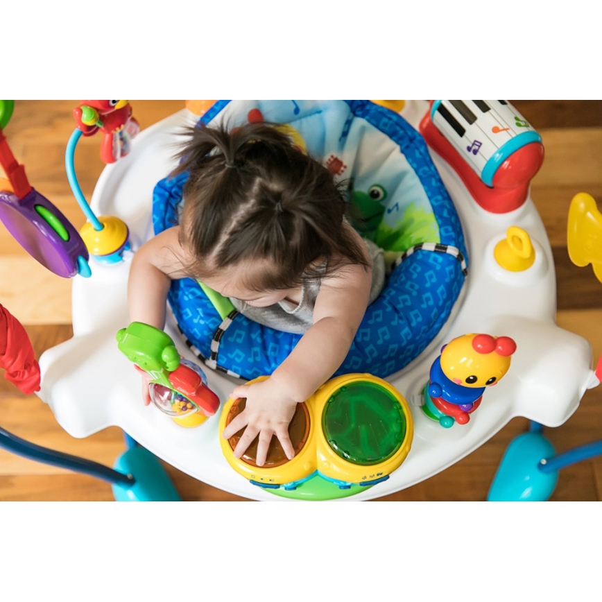 Baby Einstein - Skakalica za bebe 2u1 NEIGHBORHOOD SYMPHONY 3xAA