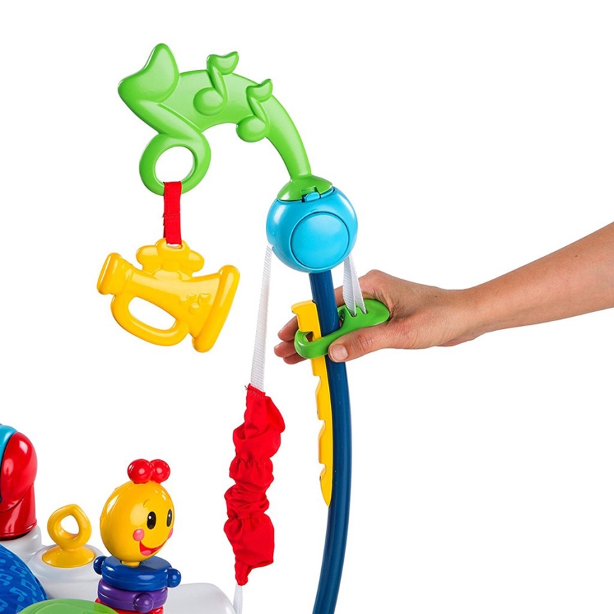 Baby Einstein - Skakalica za bebe 2u1 NEIGHBORHOOD SYMPHONY 3xAA