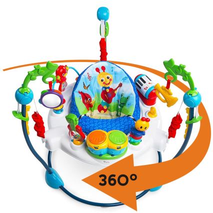 Baby Einstein - Skakalica za bebe 2u1 NEIGHBORHOOD SYMPHONY 3xAA