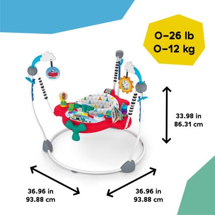 Baby Einstein - Skakalica za bebe 2u1 OCEAN EXPLORERS 3xAA