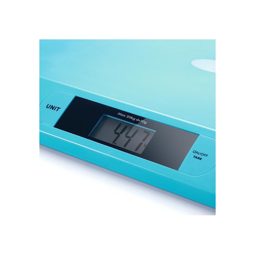 BabyOno - Digitalna vaga za bebe 2xAAA plava