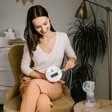 BabyOno - Električna izdajalica Nurse Pro 4xAA/6V 1000 mAh