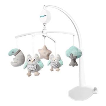 BabyOno - Glazbeni vrtuljak iznad krevetića sova Sofia