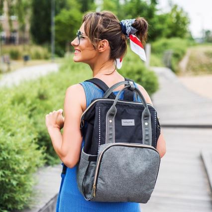 BabyOno - Torba za presvlačenje za dječju kolica Oslo Style crna