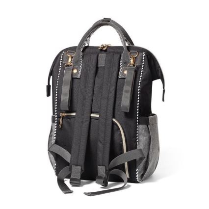 BabyOno - Ruksak za previjanje za kolica Oslo Style crna